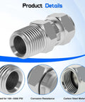Heavy Duty Hydraulic Swivel Adapter 3/8 Inch Male NPTF to 1/2 Inch Female JIC 37 Degree Flare Swivel for High Pressure Hydraulic Lines With Durable Steel Construction And Leak Free Connection, carbon steel swivel fitting