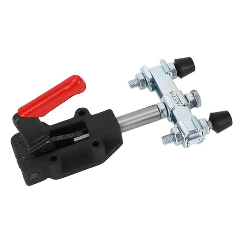 Built Tough Double Headed Toggle Clamp, Heavy Duty Push Pull Clamp With 600kg Clamping Force For Woodworking Jigs And Fixtures
