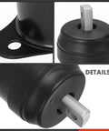 Front Right Engine Motor Mount For Honda Accord Acura Tsx Tl Beefed Up Replacement close-up view with mounting hole and metallic insert.