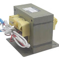 Heavy Duty 1000W High Voltage Industrial Microwave Transformer For Heating And Drying Systems Pure All Copper Core Coil image side view.
