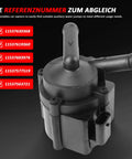 Heavy Duty Auxiliary Water Pump For BMW Mini Cooper Direct Swap Replacement 11537630368 showing detail and connection points.