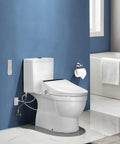 Straight Up Premium Electric Heated Bidet Toilet Seat For Round Toilets Featuring Turbo Wash And Quick Air Dry Plus Triple Warmth Settings