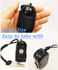Portable Mini Motion Detector Alarm With 120dB Siren And SOS LED Light For Hotel Door Security For Women And Kids