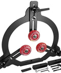Rock Solid Woodturning Steady Rest For 12 14 And 16 Inch Swing Lathes With Quick Setup Riser Blocks and Secure Jaw Clamps.