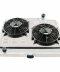 4 Row All Aluminum Radiator Kit With 2x10 Inch Fans And Shroud Thermostat Relay Kit High Flow Core For 1967 1968 1969 1970 Ford Mustang
