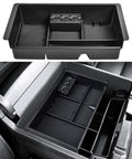 Center Console Organizer Tray For 2014-2018 Silverado 1500 And 2015-2019 Sierra 2500/3500HD installed in vehicle console