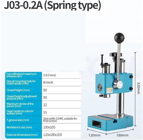 Compact Manual Hand Punch Press Delivers Badass Precision Stamping With Zero Hassle Setup Smooth Action For Electronics Fixups And Hardware Mods Slick Heavy Duty Build Makes It A Smooth Operator Workbench Staple For Makers Alike