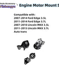 Heavy Duty Engine And Transmission Mount Kit For Ford Edge And Mkx Replacement 3 Piece Set for engine stability and smooth shifting.