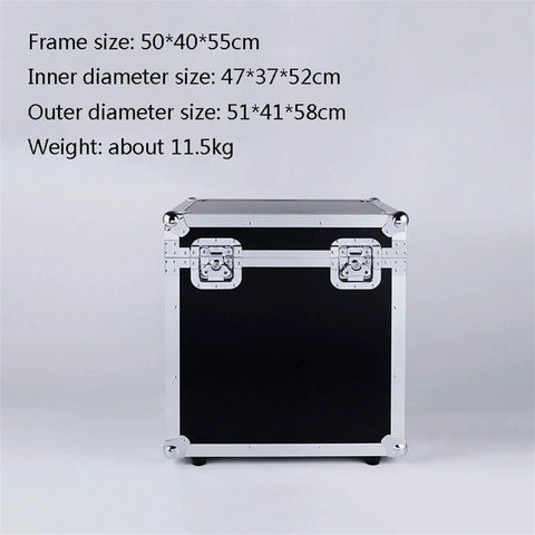 Portable Locking Tool Box Organizer With Heavy Duty Metal Latch for tools, documents, and hobby supplies, frontal view.