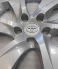 17 Inch Silver Hubcap Wheel Cover For 2019 Through 2025 Toyota SUV Replacement Single Hub Cap Fits 17 Inch Steel Wheels Durable Finish Sweet Fit Easy Install No Tools Required