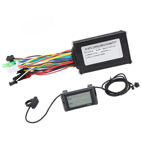 Dope Three Mode Sine Wave Controller Kit With SW900 LCD Display showing wiring and components for e-bikes 250W 350W motors.