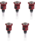R-VAN24 360 Degree Rotary Nozzle 17 to 24 Ft Radius 5 Pack The Arc Is Adjustable 45 to 270 Degrees Pull Up Flush Feature Clears Debris