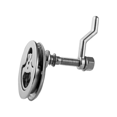 Boat Cam Latch 316 Stainless Steel Flush Mount Hatch Lift Pull With Back Plate And Mounting Fasteners