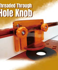Track Style T Track Knob Kit With Threaded Five Sixteenths By Eighteen Knobs, T Bolts And Washers for woodworking jigs on router table