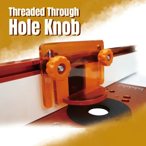 Track Style T Track Knob Kit With Threaded Five Sixteenths By Eighteen Knobs, T Bolts And Washers for woodworking jigs on router table