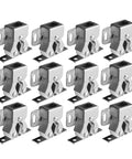 15 Piece Stainless Steel Cabinet Door Latches With Double Ball Catch And Robust Spring Latch Heavy Duty Silver Roller Catch