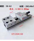 Top Notch Precision Five Inch Manual Flat Vise For Professional Toolmakers And Garage Mechanics Easy Install dead nuts alignment grip.
