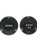 Back view of Pulser Handwheel Controller for CNC Machines 5V 6 Pin Pulse 100 Manual Pulse Generator Hand Wheel with connectors visible