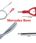Must Have Heavy Duty 1220mm Transmission Fluid Dipstick For Sprinter Vans Fits Mercedes Benz Dodge Freightliner shown with measurements