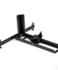 Heavy Duty Upright Motorcycle Wheel Chock Stand Keeps Your Bike Standing Solid In Garage Trailer Or Truck Fits 15 To 22 Inch Wheels And Supports Up To 1800 Pounds For Easy Loading And Safe Transport, black metal frame with adjustable slots