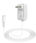 Replacement Charger Cord For Cordless Water Flosser WP360 WP450 WP462 And WP400 Series, 3V DC 0.1A, 5 Ft Cable, 2 Prong Connector, White