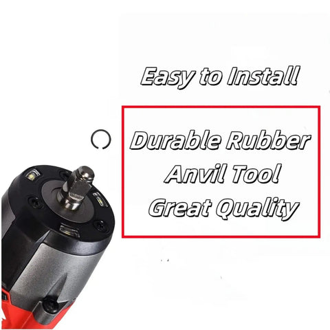 Kickass Garage Essential 3/8 Inch And 1/2 Inch Impact Wrench Retaining Friction Lock Rings With O Ring Set Straight Up Pro Grade Heavy Duty Kit For Square Drive Electric Tools