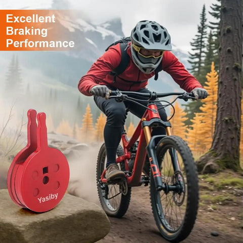 Four Pairs Disc Brake Pads Kit With Installation Tools High Performance Semi Metallic And Organic Resin Grippy MTB Bicycle