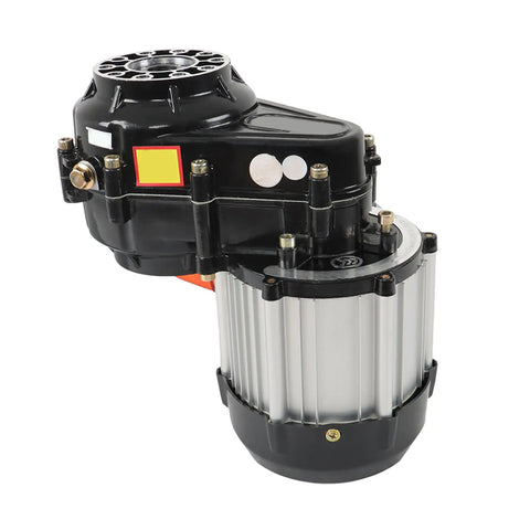 48V 1000W Brushless Differential Electric Motor 4800RPM Sick Power Upgrade for ATV Go Kart Electric Bike Scooter Tricycle side view.
