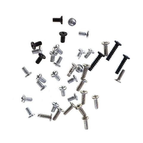 Assorted screws from Must Have Game Console Screw Repair Kit Full Replacement Set With Triwing Bits And Console Stand And Charging Base Screws