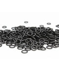 Awesome Black Nitrile O Ring Gasket Assortment Kit For Garage Hacks And Home Fixes Includes 2 Point 5 Millimeter Seals close-up pile
