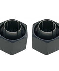 Half Inch Router Collet Chuck And Nut Replacement Self Releasing Design Fits Most Popular Routers Two Pack Replacement Accessory