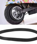 Durable 384mm 12mm rubber scooter driving belt replacement for small electric scooters with 3mm tooth spacing