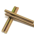 Beefy Stainless Steel Full Thread Rods 5/16 X 3 Inches 8 Pack Zinc Galvanized For Furniture Mounting And DIY Projects