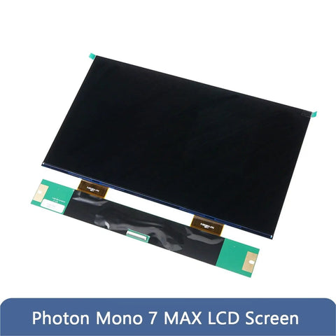 Upgrade Your 3D Printer Game With This LCD Display Monitor Featuring Crisp Graphics Tool Free Installation And Plug And Play Ease To Deliver Flawless Real Time Tracking And Keep Your Prints Rolling Smooth Every Day - Photon Mono 7 MAX LCD Screen with connectors visible.