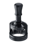 Kill Stubborn Espresso Ground Clumps Fast With This Dope 58mm Planetary Wdt Tool And Adjustable Needle Distributor, black design.