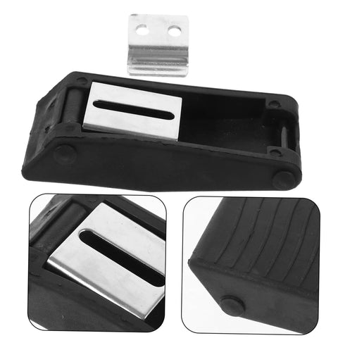 Two Pack Toggle Clamp Latches For Tool Box Storage Rack And Gear Case Noise Reducing Rubber Tips Stainless Steel Construction