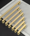 10 Pack Brushed Gold Cabinet Pulls 5 Inch Hole Center Kitchen Cabinet Hardware Gold Drawer Handles Set For Cabinets And Drawers Easy To Install
