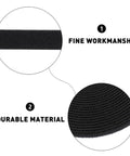 Durable Black Hook And Loop Cable Ties 2 Rolls Reusable Self Adhesive Cord Organizers with fine workmanship and durable material.