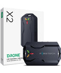 4G LTE Vehicle Telematics GPS Tracker with Real Time Location, Mobile Connectivity, and Simple Smartphone Control in black casing.
