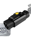 Top Shelf J1772 To GBT EV Adapter Slays The Compatibility Grind And Keeps Your Dope Electric Ride Locked In For Smooth 32A AC Type 1 Female To GBT Male Connector in black color.