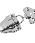 Heavy Duty Antique Iron Duckbill Toggle Latch Silver Hardware Adds Rustic Vibes And Solid Security To Vintage Wood Cabinet Switches For A Cool Vintage Look, silver metal close-up