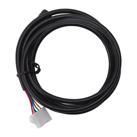 Coiled wiring harness for GD01 Electric Bike Dashboard Meter With LCD Screen For 22.2mm Handlebar, All In One Panel PC