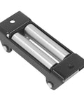 Beefy Winch Roller Fairlead 6000 Lb Heavy Duty Electric Winch Cable Guide With High Strength Steel For Rugged Industrial And Off Road Recovery And Smooth Wire Rope Alignment, black steel roller fairlead