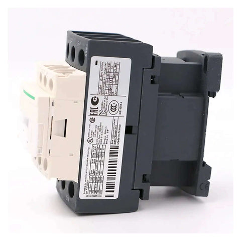 Heavy Duty AC Electromagnetic Contactor 3 Pole 3 Normally Open 25 Amp 240V Coil Built Tough Industrial Grade 3P 3NO side view