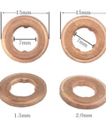 Sick Heat Resistant Flat Copper Washers 20pcs 7x15mm Common Rail Injector Seals Fuel Injection Repair Kit Universal Fit For Leaky Engines That Need A Quick Fix So You Drive Home Happy Without Overspending On Mechanic Bills In Town Right Now. 7x15mm copper washers, 1.5mm and 2.0mm thick