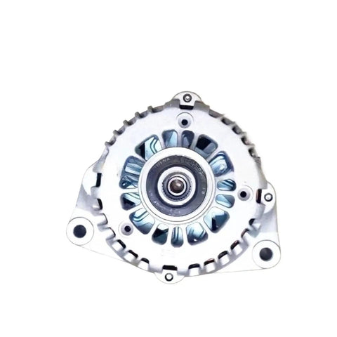 Front view of Diesel Optimized Car Alternator Kit Compatible With SsangYong Actyon Kyron Rexton A6651540202 in aluminum