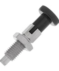 Solid Heavy Duty Stainless Steel Indexing Plunger With Knurled Hex Knob And Bulletproof Spring Loaded Pin for machine fixtures