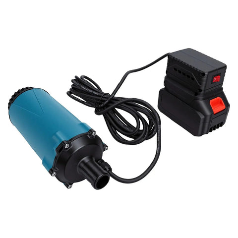 Heavy Duty 21V Cordless Submersible Sump Pump For Basement Floods And Garden Drains Delivers A Freakin Smooth 120L Per Hour Flow Rate with battery.