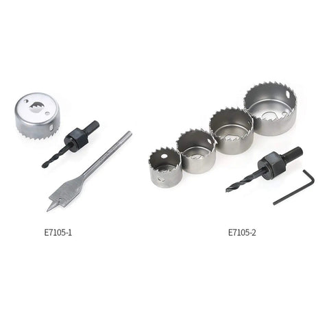 Kick Butt Carbon Steel Hole Saw Set With 3 And 6 Pieces For Installing Door Locks Drilling Wood Tile Wall Glass Like A Pro On Heavy Duty Metal Spherical Cutting Tools That Rock Hard And Feel Amazing. carbon steel hole saw set, 3 and 6 piece kits with drill bits and arbor