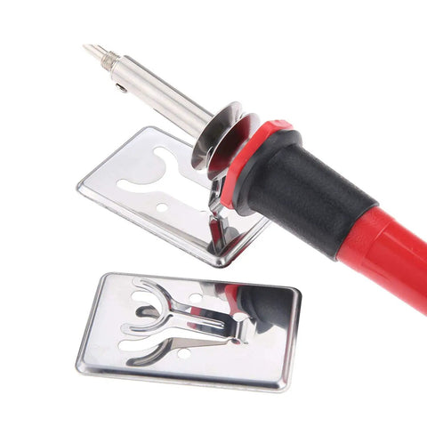 Heavy Duty Metal Soldering Iron Stand With Included Solder Sponge Compact Support Frame For Spot On Circuit Repairs A Real Deal Addition To Any Working Bench Setup